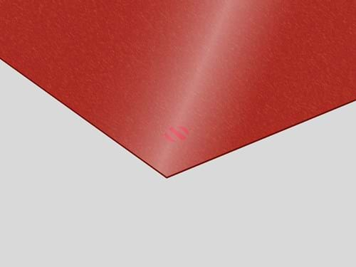 Alluminio lucido lega 5005: lastra alluminio lucido Rosso