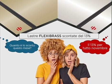 Lastre FLEXIBRASS in offerta a Novembre 2024